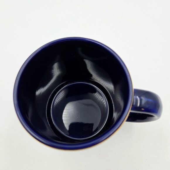 Vintage Waechtersbach Blue Gold Winter Dreams Christmas Holiday Mug Cup Set Of 2 - Picture 11 of 16